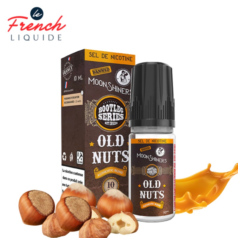 Moon Shiners : Old Nuts Nic Salt 10ml - Le French Liquide