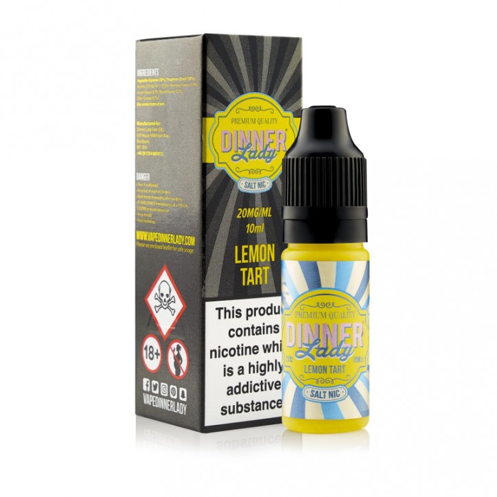 Dinner Lady Lemon Tart 10ml Salt Nic