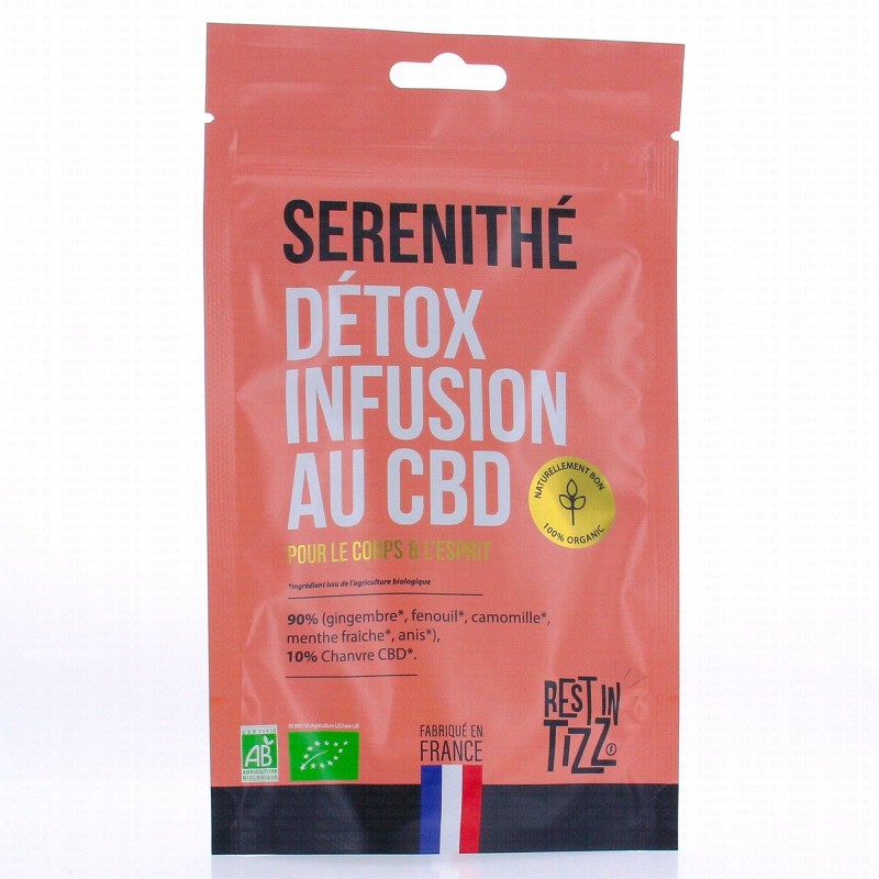 Infusion Detox Bio au CBD Sérénithé 50g Tizz Stilla