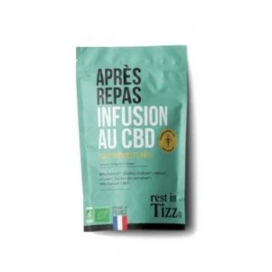 Infusion Après repas Bio au CBD 50g Tizz Stilla