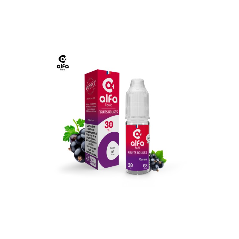 Alfaliquid Fruités Cassis 10ml