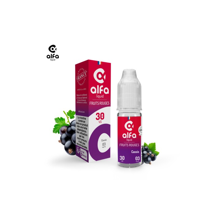 Alfaliquid Fruités - Cassis 10ml