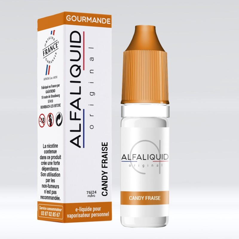 Candy Fraise 10ml Alfaliquid Gourmandes