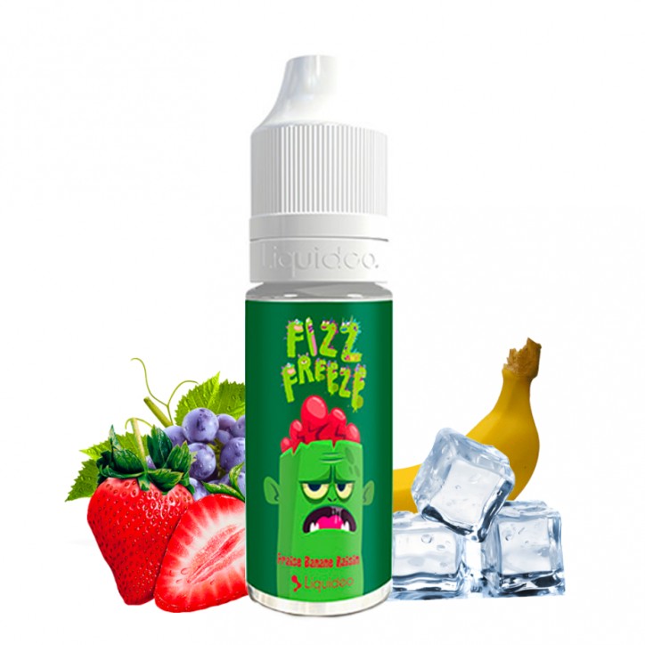 Fraise Banane Raisin 10ml - Fizz & Freeze Liquideo