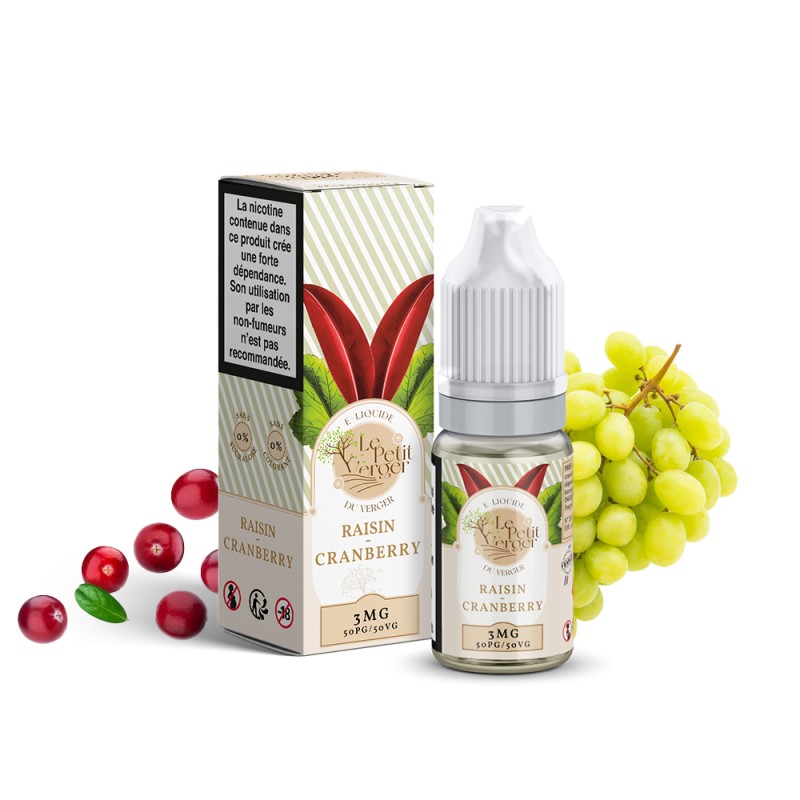 Raisin Cranberry 10ml Le Petit Verger Savourea