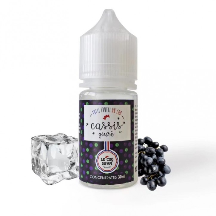 Concentré Cassis Givré 30ml - Le Coq Qui Vape