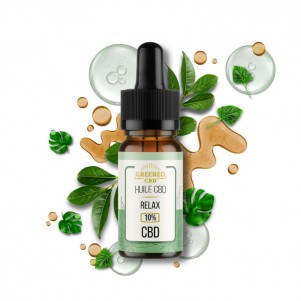 Huile CBD Relax 10ml Greeneo