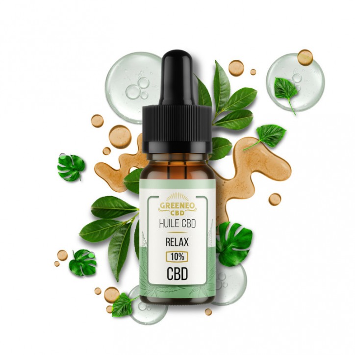 Huile CBD Relax 10ml - Greeneo