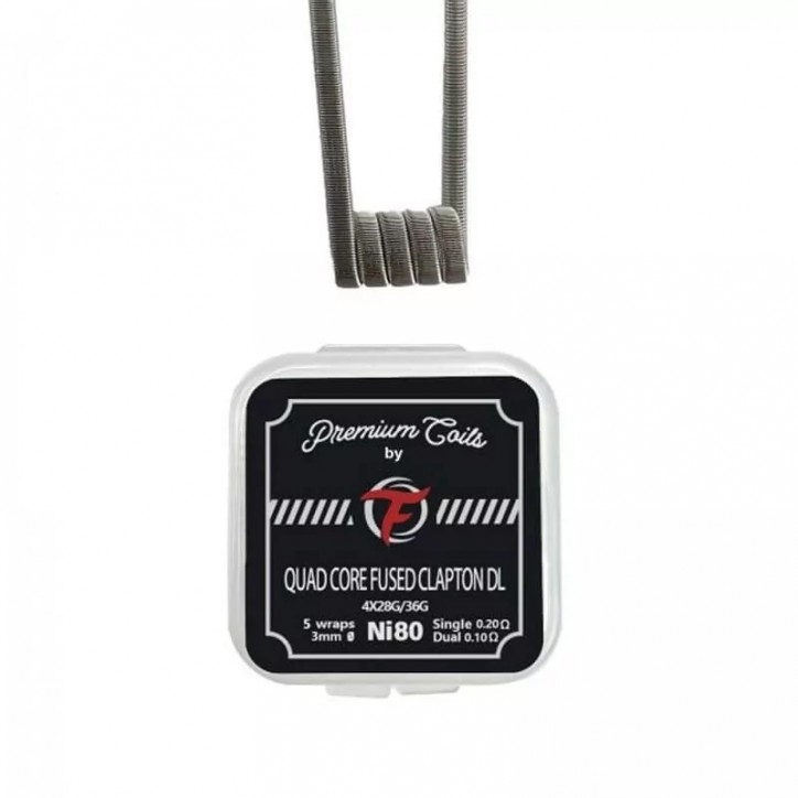 Quad Core Fused Clapton DL Ni80 0.2 ohm - Fumytech