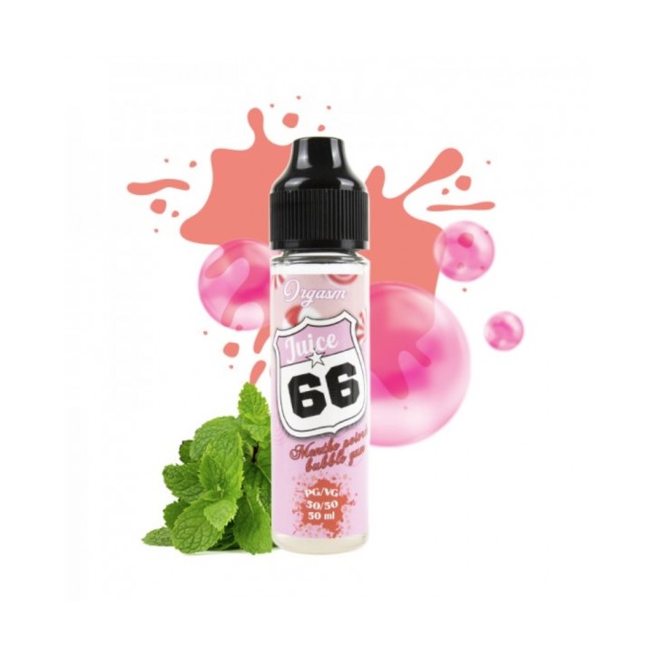 Menthe Poivrée Bubble Gum 50ml - Juice 66