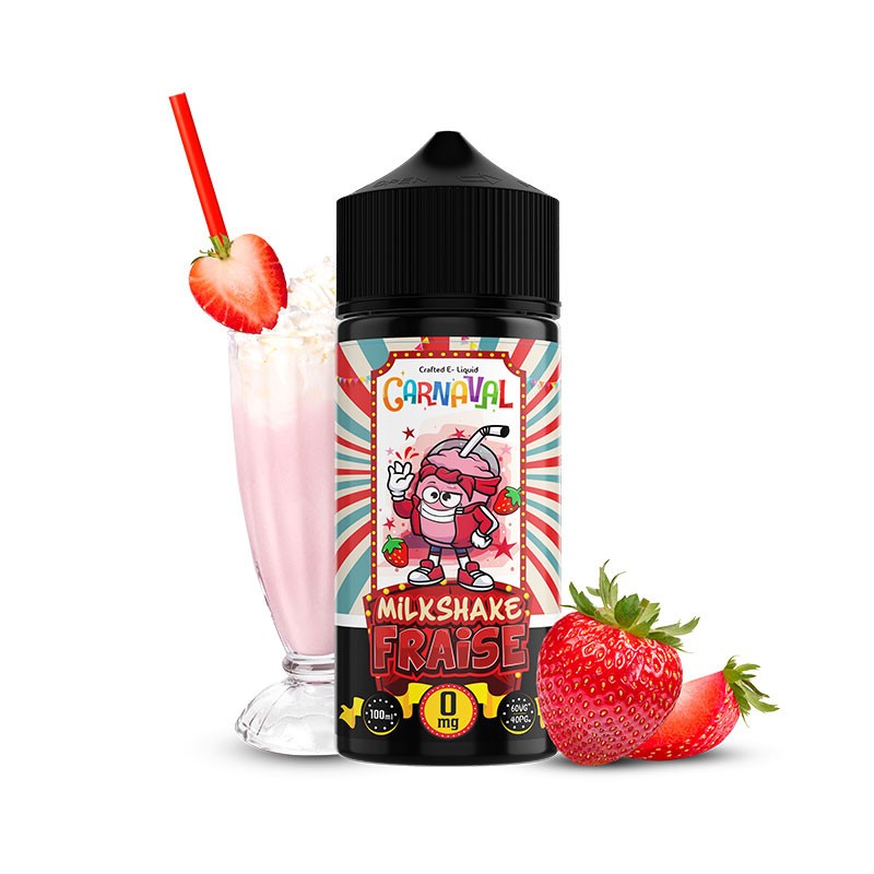 Milkshake Fraise 100ml French Lab