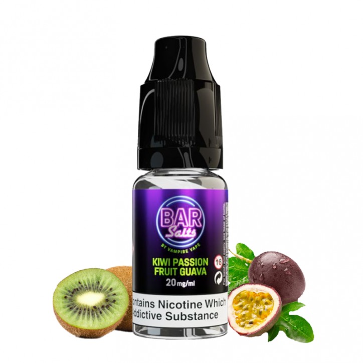 Kiwi Passion Fruits Guava 10ml - Bar Salts Vampire Vape