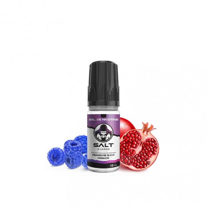 Salt E-Vapor Framboise Bleue Grenade 10ml - Le French Liquide