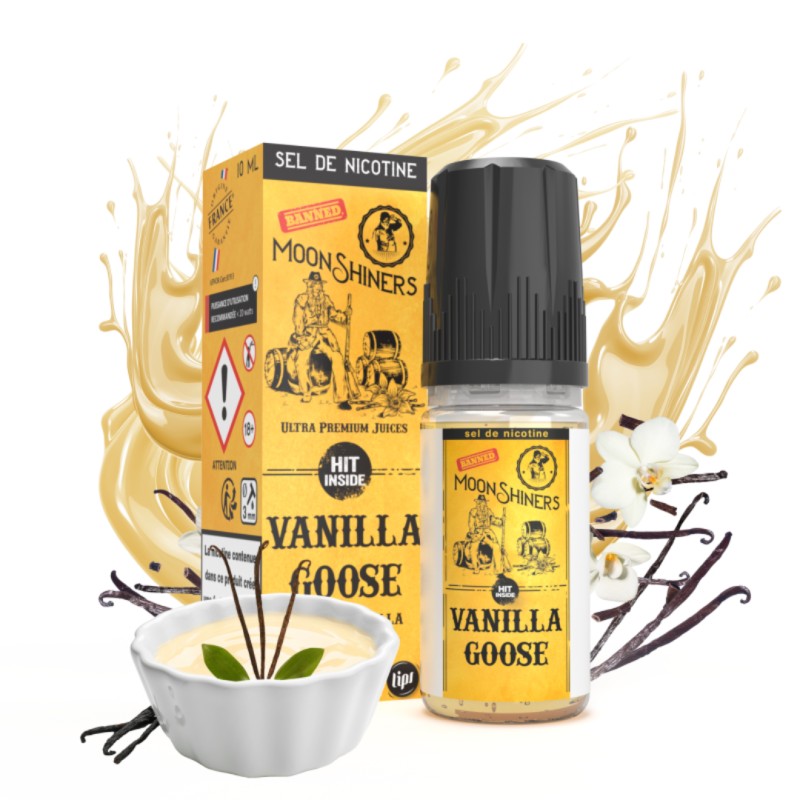 Moonshiners Hit Inside Vanilla Goose Nic Salts 10ml Le French Liquide