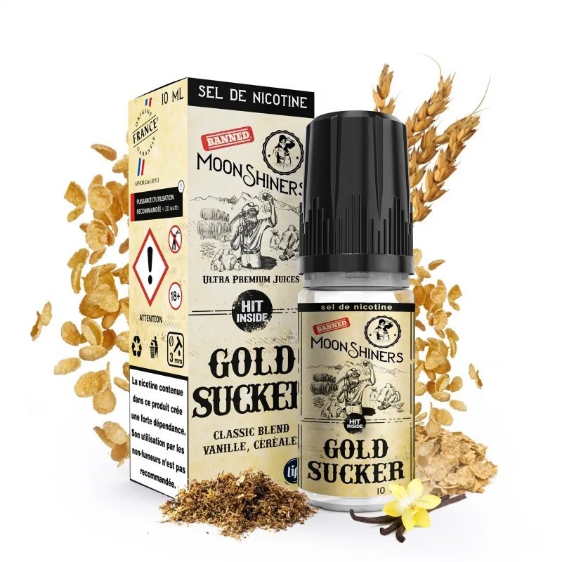 Moon Shiners : Gold Sucker 10ml SALT Le French Liquide