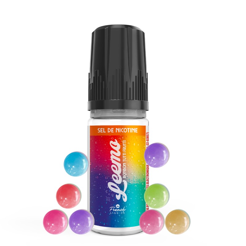 Leemo : Tutti Frutti sel de nicotine 10ml Le French Liquide