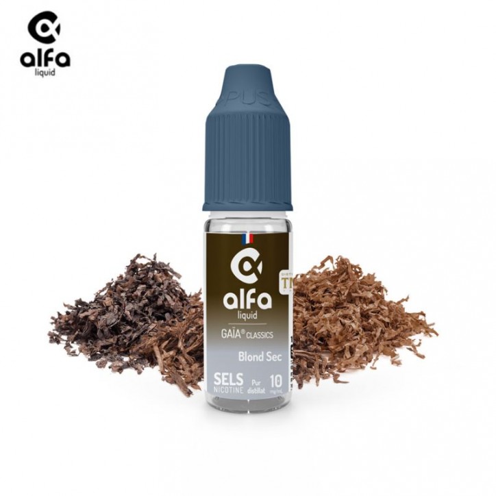 Blond Sec 10ml Nic Salt Gaïa Classics - Alfaliquid