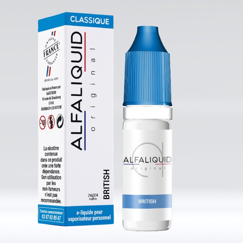 British 10ml Alfaliquid Classique