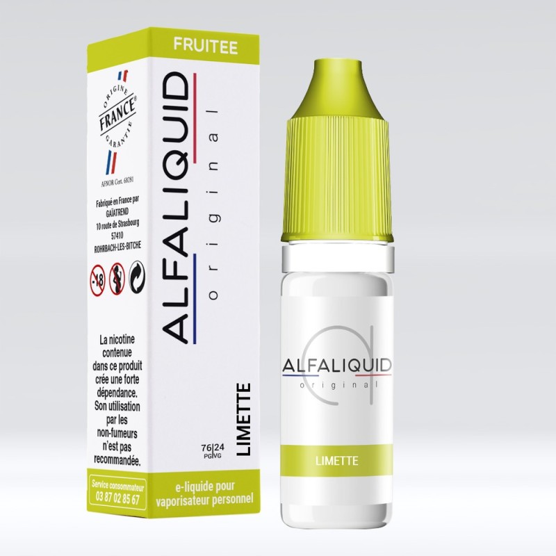 Limette 10ml Alfaliquid Fruitées