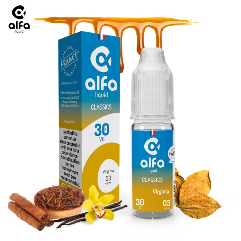 Alfaliquid Classique Virginia 10ml