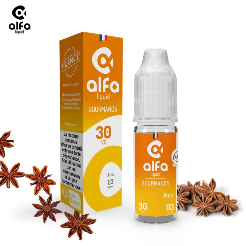 Alfaliquid Gourmands Anis 10ml