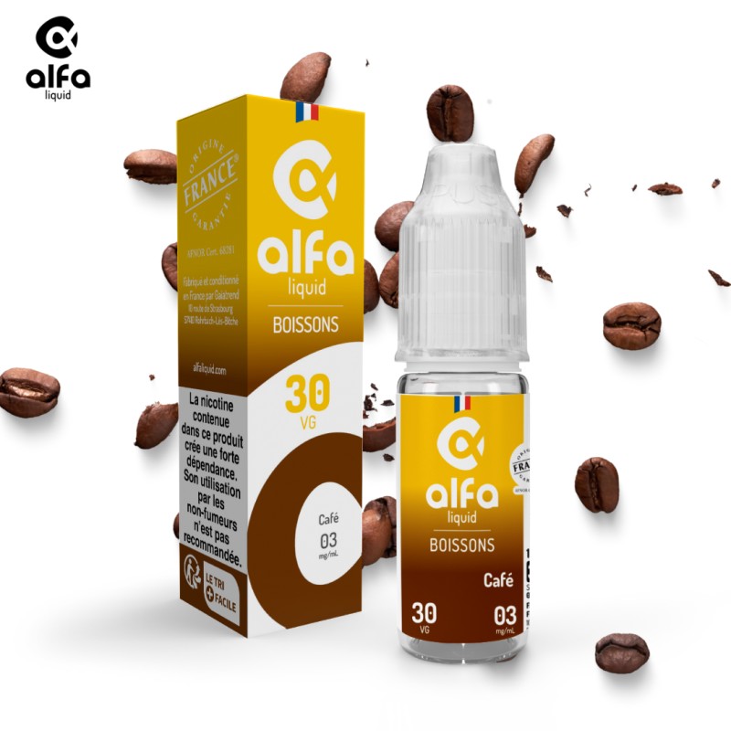 Alfaliquid Boissons Café 10ml