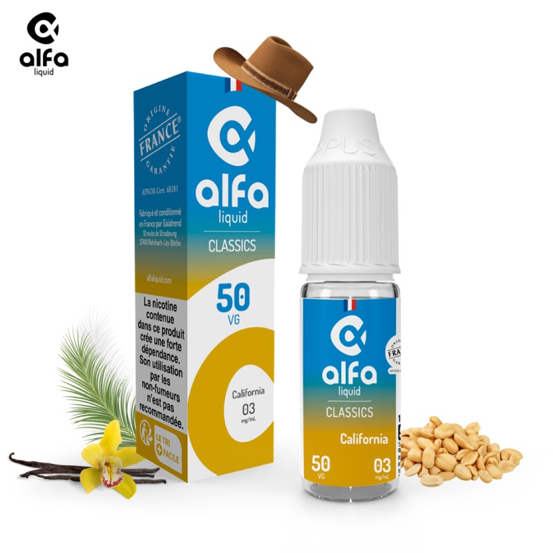 Alfaliquid Classique California 10ml