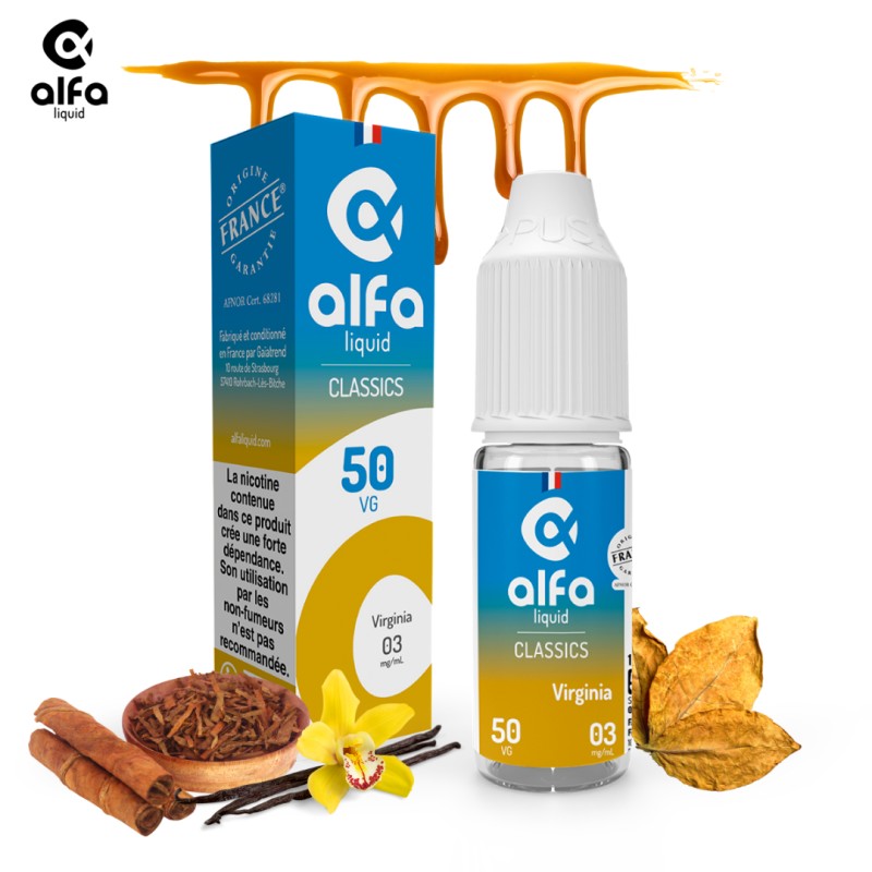 Alfaliquid Classique Virginia 10ml