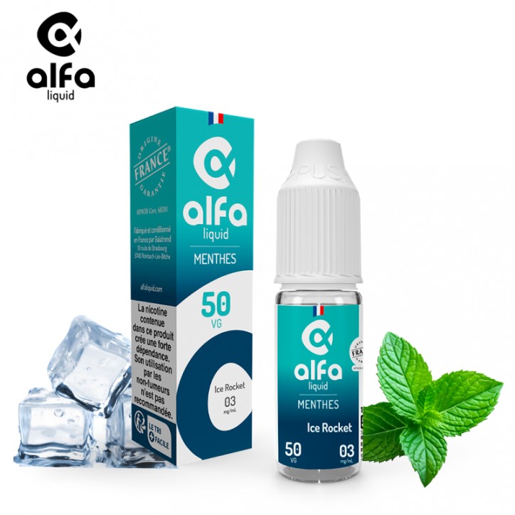 Alfaliquid Fraicheur - Ice Rocket 50/50 10ml