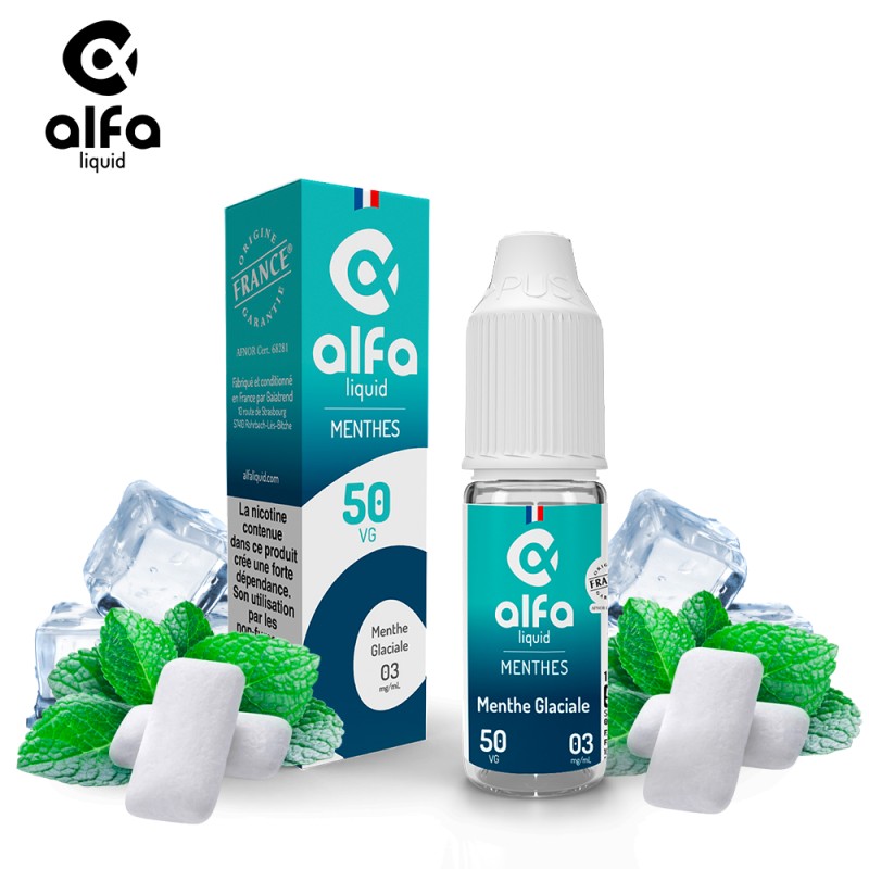 Alfaliquid Fraicheur Menthe Glaciale 10ml