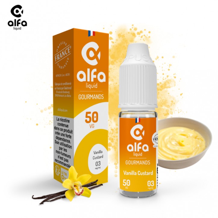 Alfaliquid Gourmands - Vanilla Custard 10ml