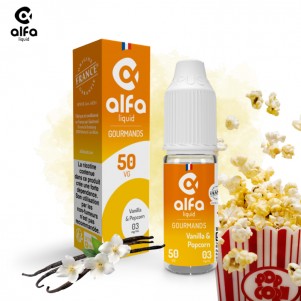 Alfaliquid Gourmands Vanilla & Popcorn 10ml