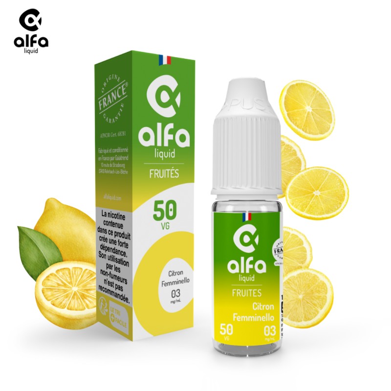 Alfaliquid Fruités Citron 10ml