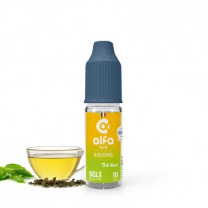 Thé Vert Salt 10ml Alfaliquid Boissons