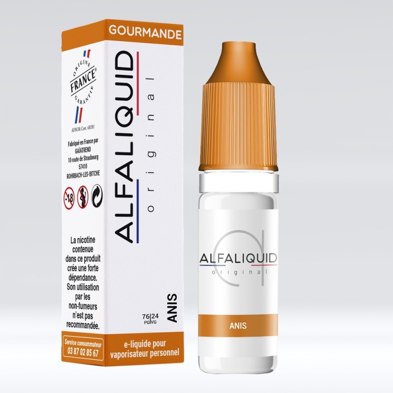 Anis 10ml Alfaliquid Gourmandes