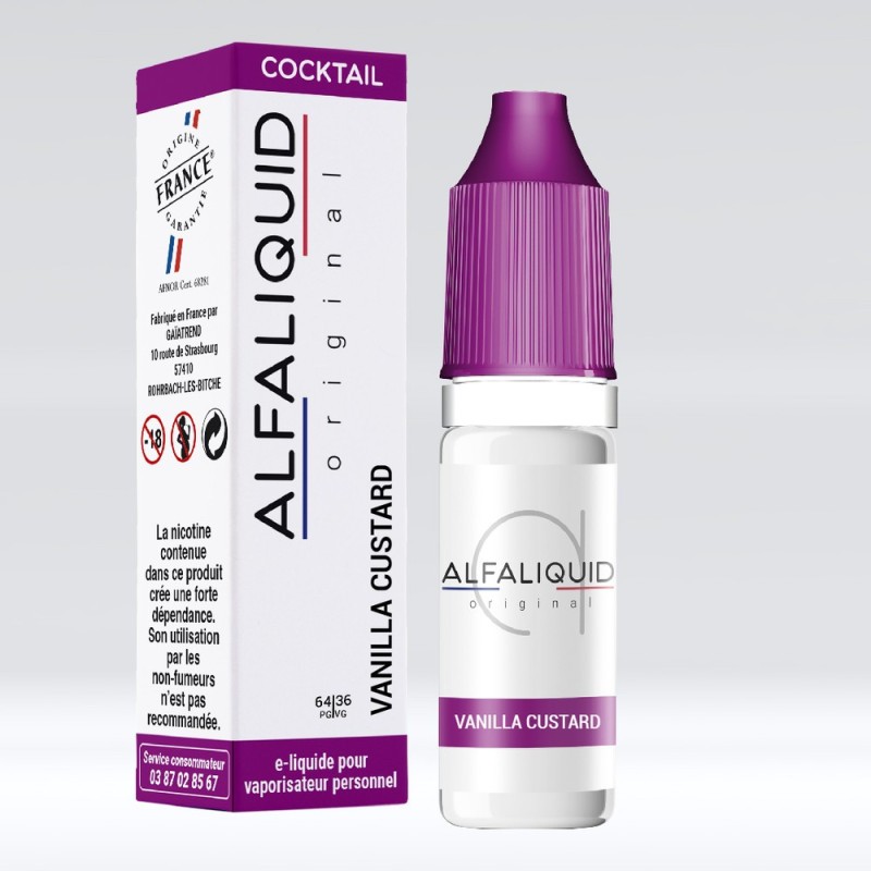 Vanilla Custard 10ml Alfaliquid Cocktail