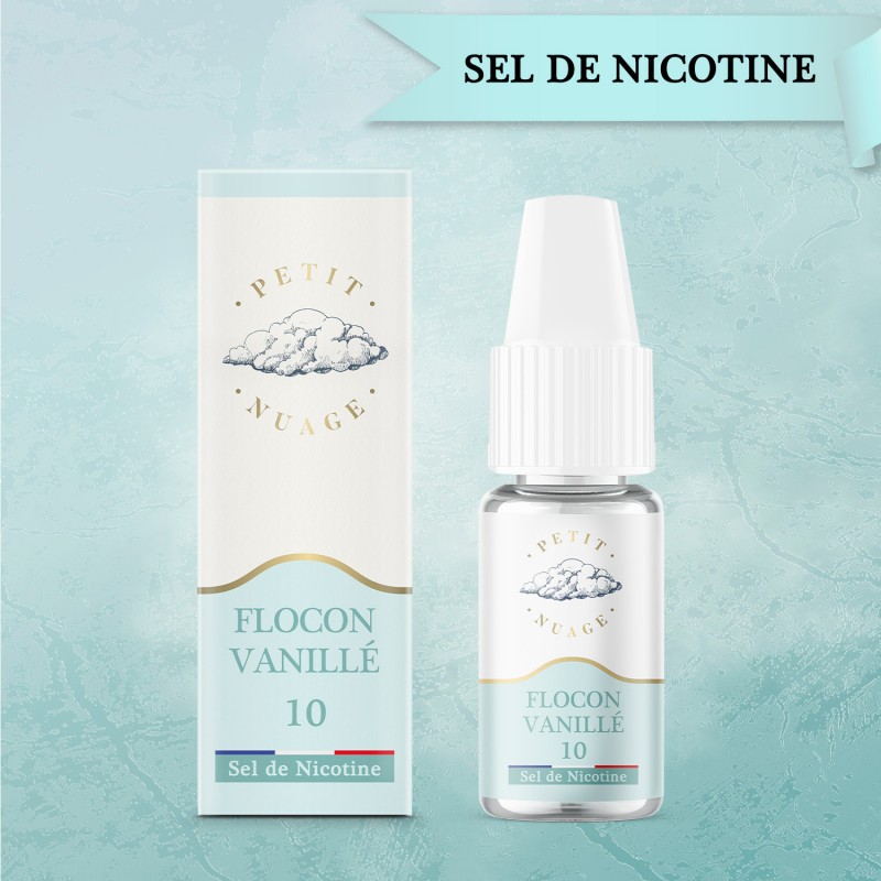 Flocon Vanillé 10ml Nic Salt Petit Nuage