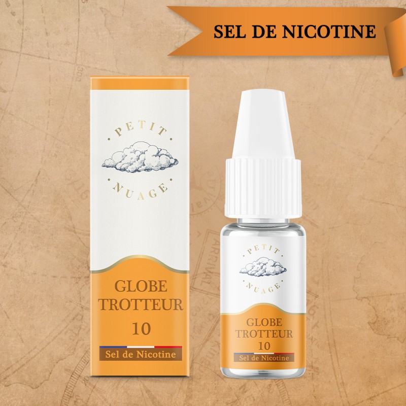 Globe Trotteur 10ml Nic Salt Petit Nuage