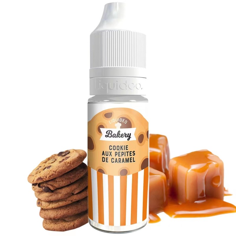 Cookie aux pépites de caramel 10ml Liquideo