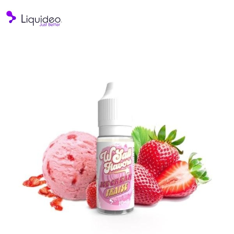 Ice Cream Fraise 10ml Liquideo