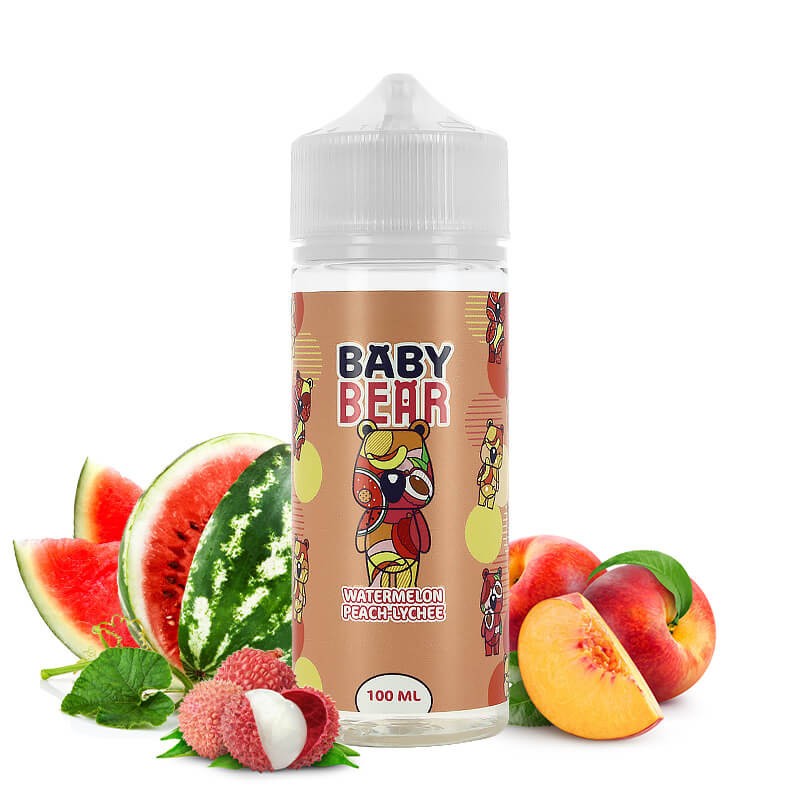 Watermelon Peach-Lychee Baby Bear 100ml Biggy Bear