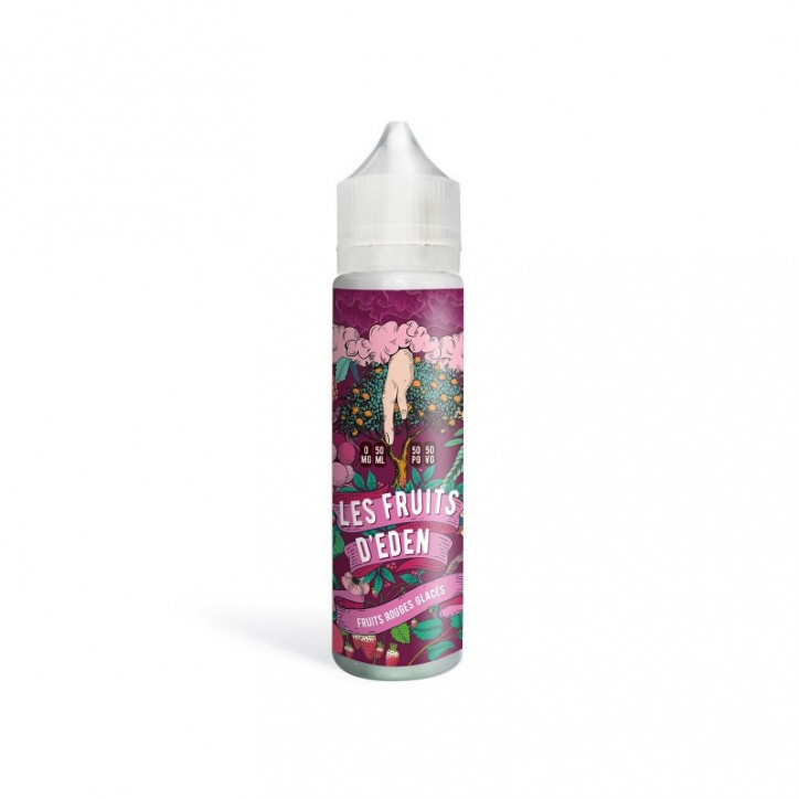 Fruits rouges glacés 50ml Les fruits d'eden - Le coq qui vape