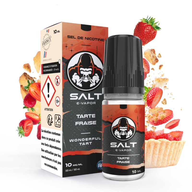 Wonderful Tart Fraise 10ml Salt E-Vapor Le French Liquide